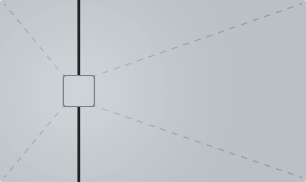 Desagüe lateral (separación vertical)